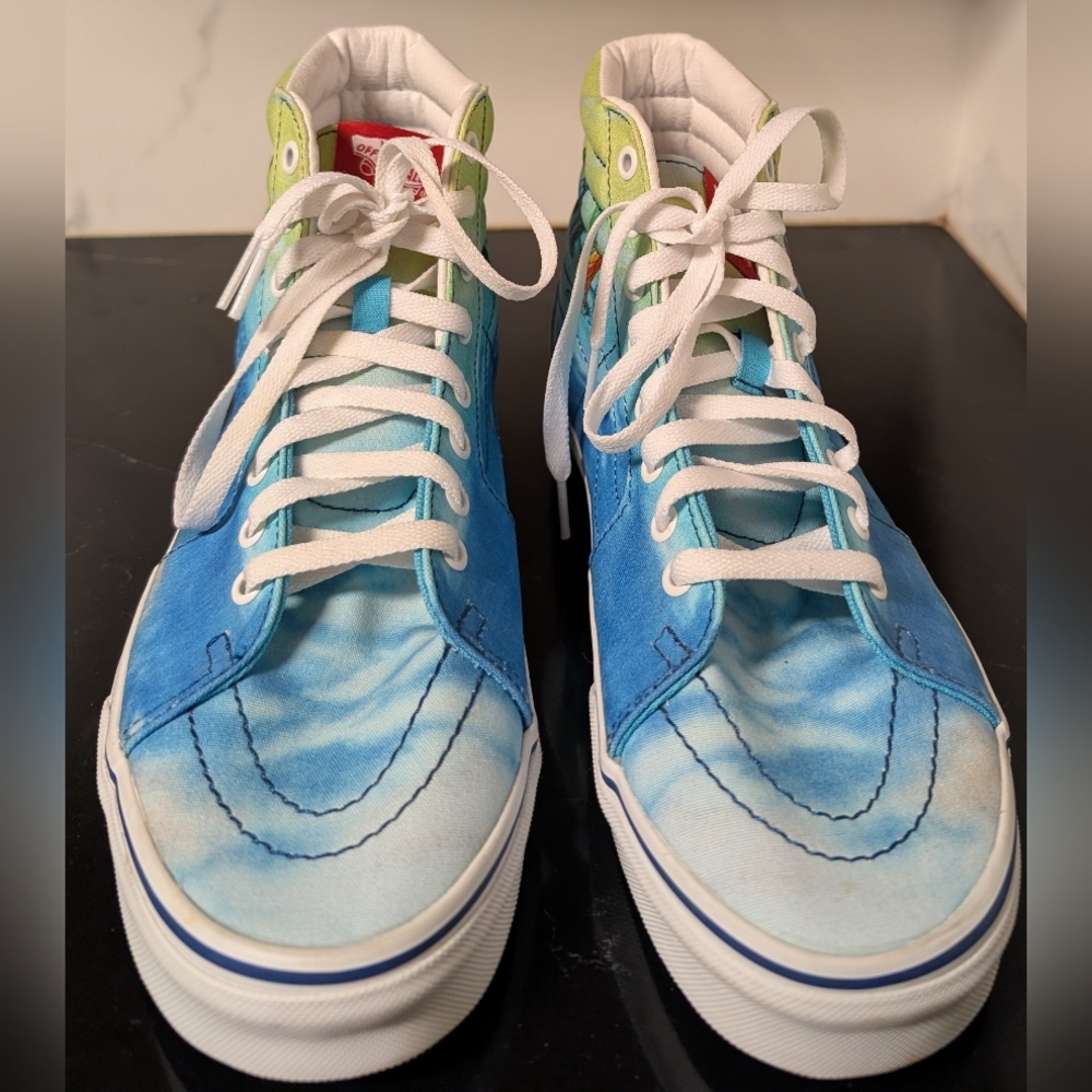 Vans X SpongeBob Sk8-Hi Imaginaaation Skate Sneakers Size 10 NWOT $110 - Picture 6 of 10